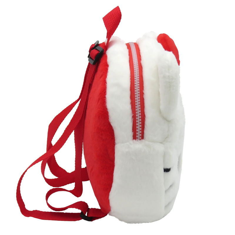 Hello kitty face plush backpack 24cm-null