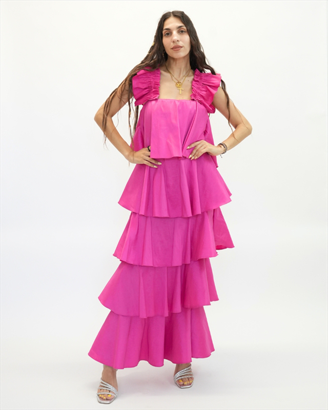 Product image: Ponytails scorpios maxi frill dress ss2517-n-null