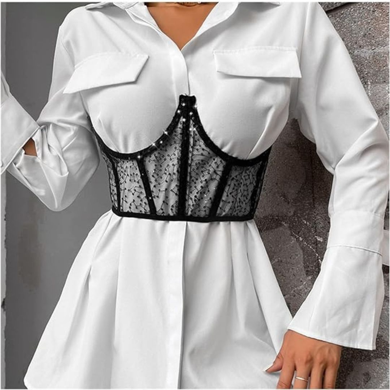 Women belt sheer underbust #n050 image number null