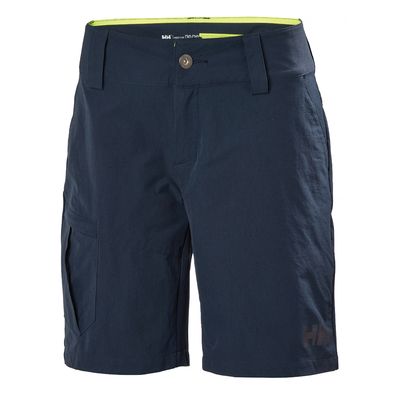 Womens qd cargo shorts - navy blue , 34, Navy Blue, medium