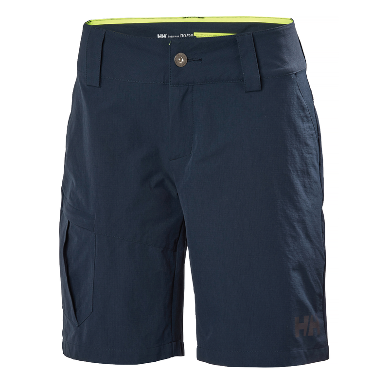 Womens qd cargo shorts - navy blue , 26-null