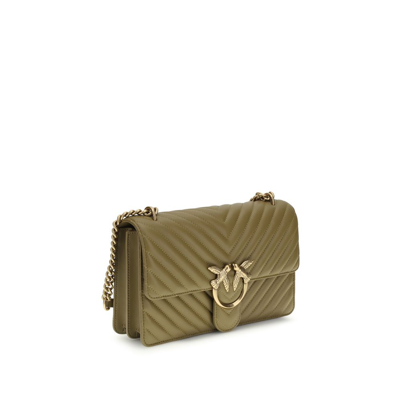 Bicolor calf leather bos taurus shoulder bag-null