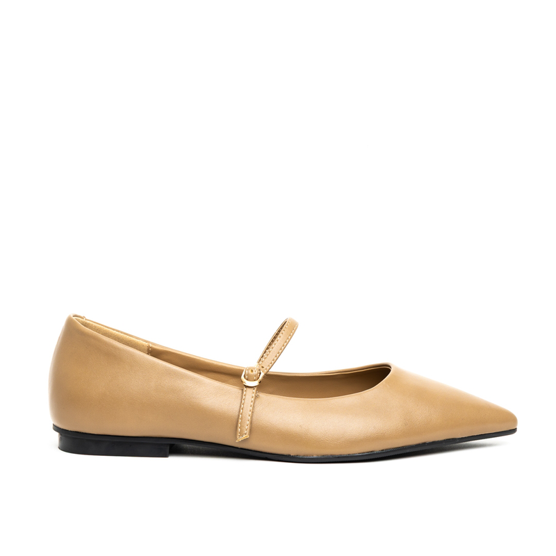 Miss belgini mary jane pointed ballerina flat pumps-null