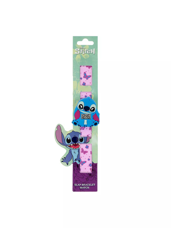 Product image: Stitch digital watch pink slapband-null