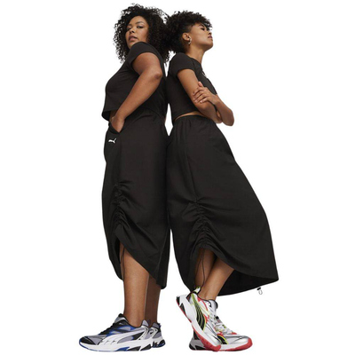 Dare to midi woven skirt