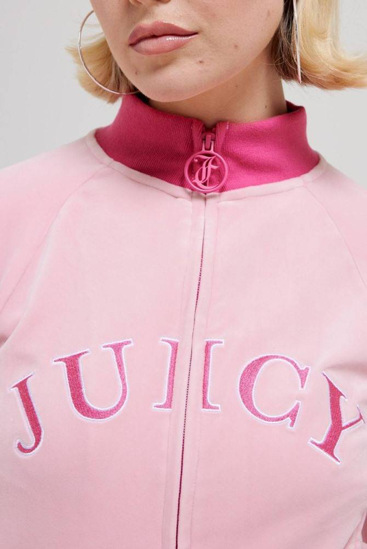 Product image: Collegiate resia recycled velour oversized track top-null
