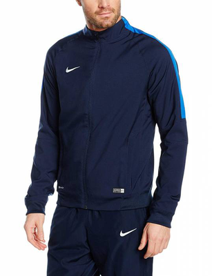 Squad 15 sideline woven jacket, Navy / Royal, medium