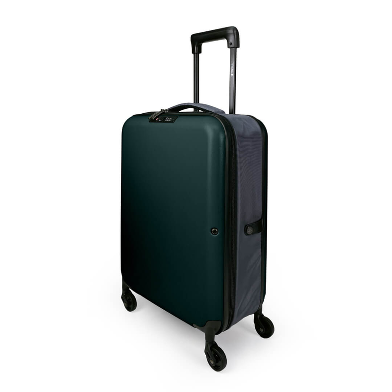 Product image: Bg berlin x pegasus - easypack, foldable cabin size/carry-on (4 wheel) 55cm/20in luggage 10kg suitcase - mint-null