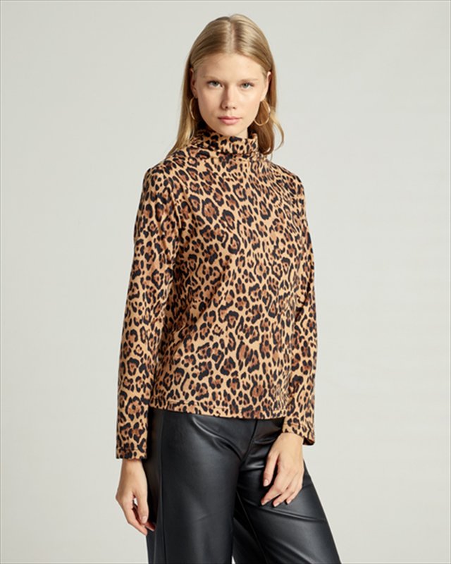 Blouse animal print image number null