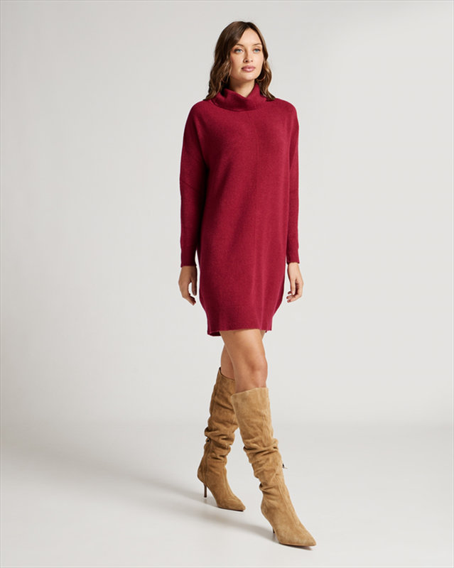 Knitted dress high neck image number null