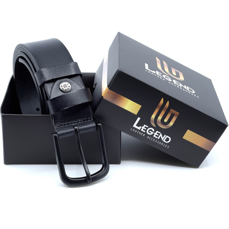 Leather embossed belt image number null