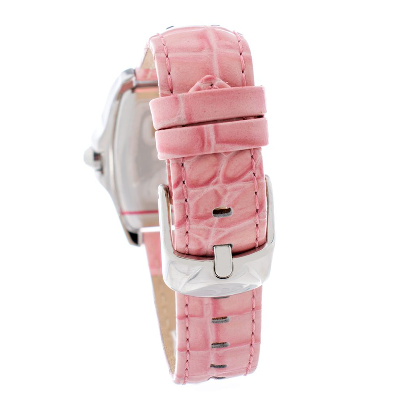 Multicolor leather dress watch-null