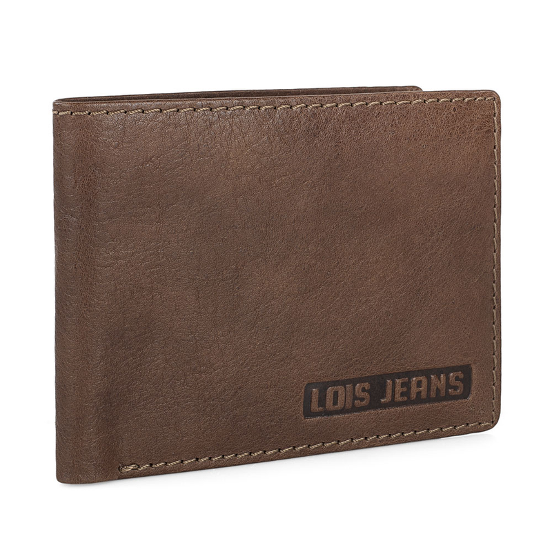 Product image: Πορτοφόλι ανδρικό δερμάτινο lois 201401-02 καφέ ανοιχτό-null