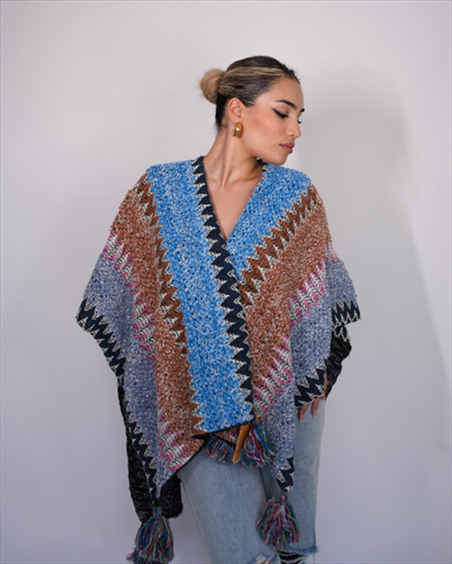 Knitted cape ab-1-null