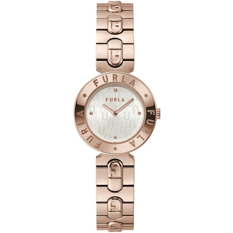 Multicolor stainless steel dress watch-null