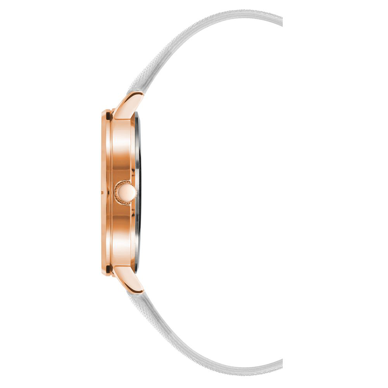 White plastic dress watch-null