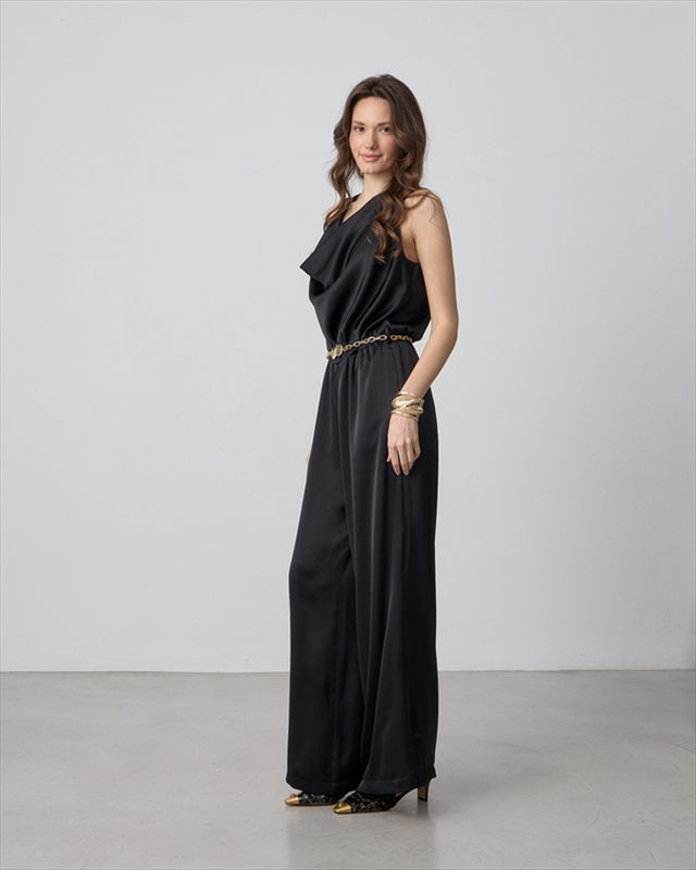 Jumpsuit satin drape-null