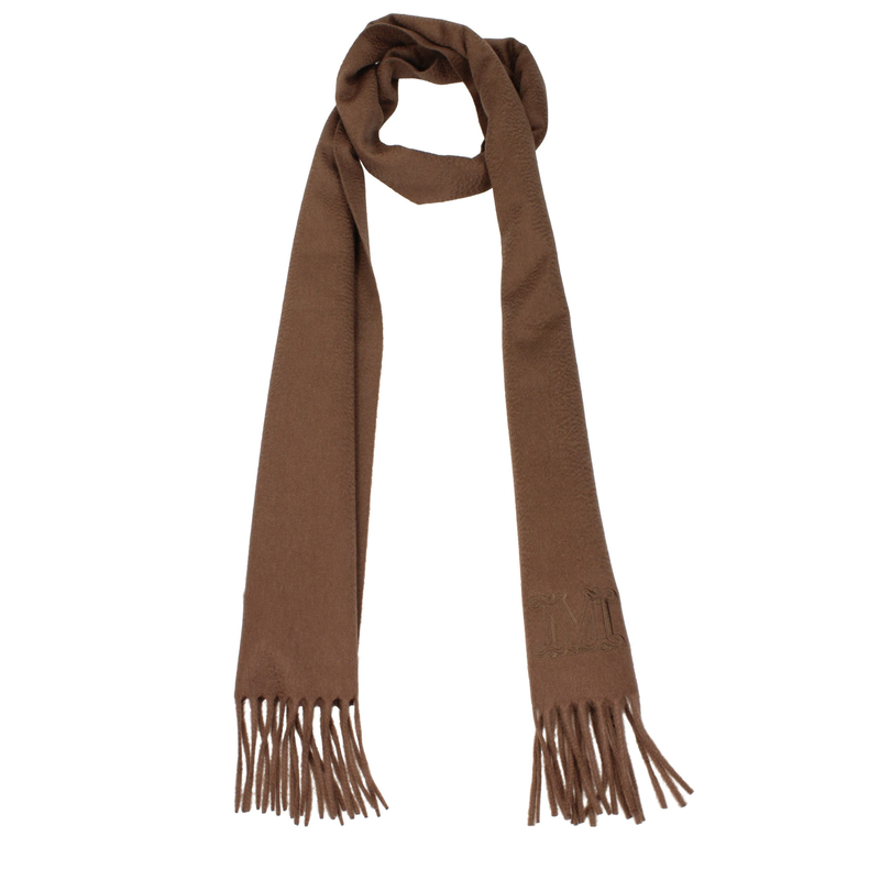Brown cashmere foulard-null