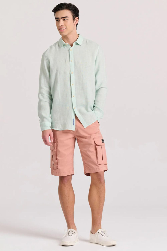 Funkybuddha shirt linen-null