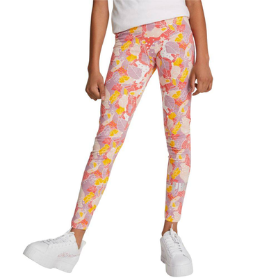Essential bloom all-over-print leggings, Multicolor, medium
