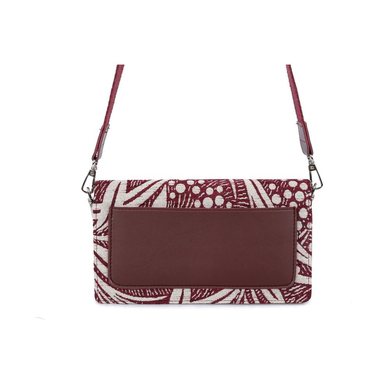 Gray fabric handbag-null