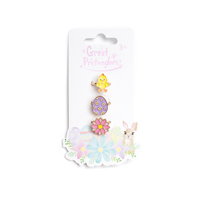 Great pretenders easter egg rings 3 pcs set image number null