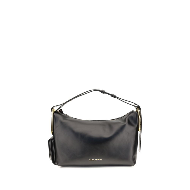 Black calf leather bos taurus shoulder bag-null