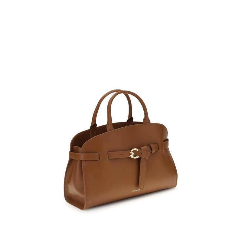 Brown calf leather bos taurus handbag-null
