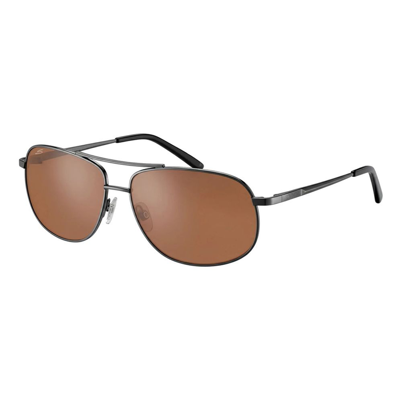 Gray metal sunglasses-null