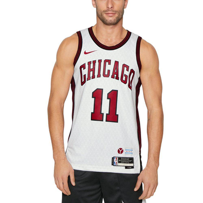 Nike nba chicago bulls swingman jersey 22, White / Red, medium
