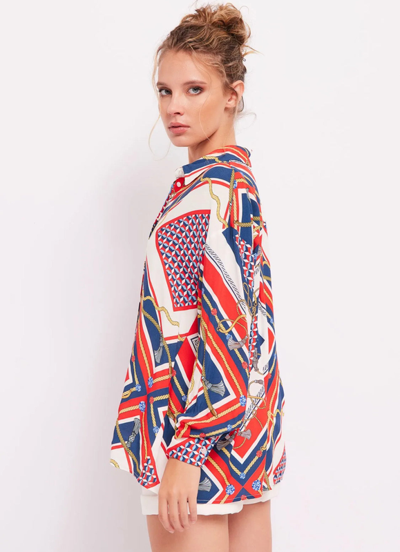 Product image: Gaudi shirt with print 411bd45010-null