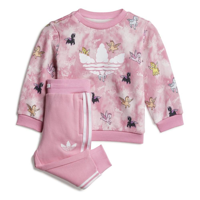 Adidas crew set, Pink, medium