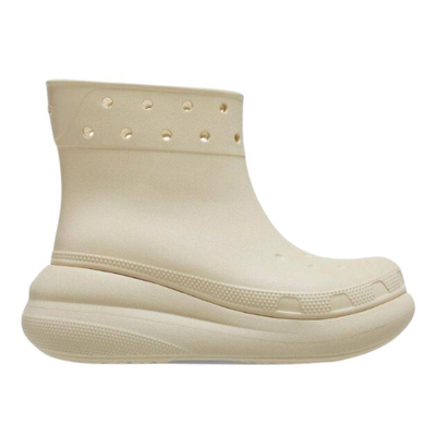 Classic crush rain boot, Off White, medium