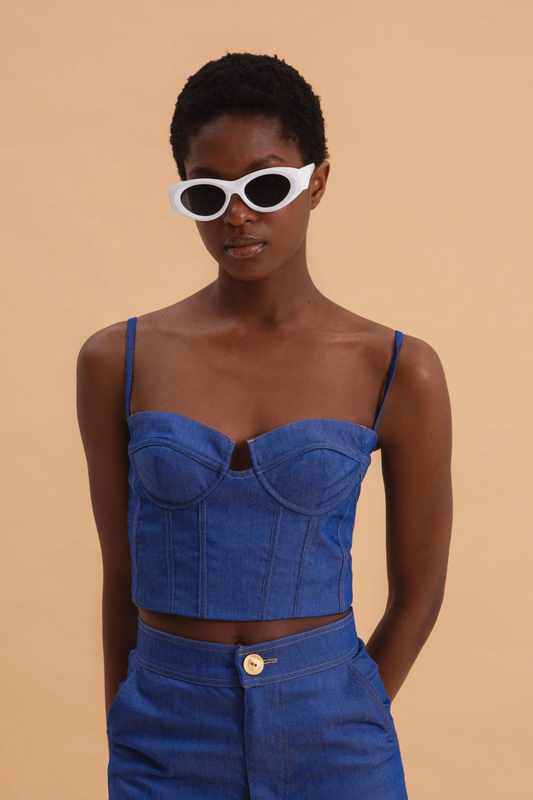 Product image: Cobalt chic denim bustier-null