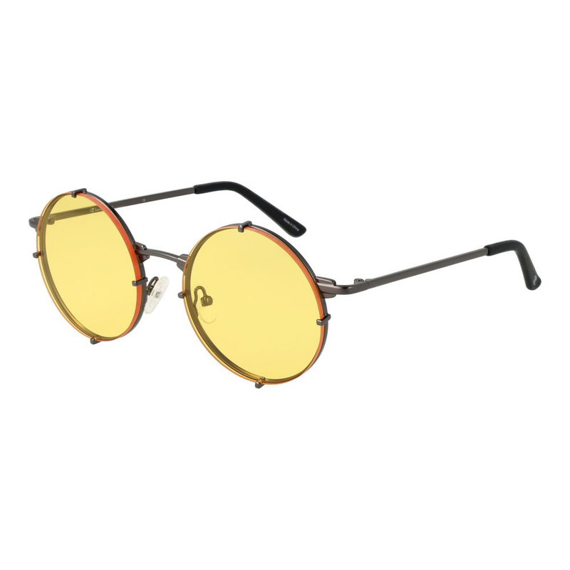 Blue metal sunglasses-null