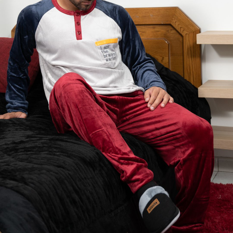 Mens velvet pajamas #m3296 image number null