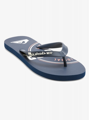 Quiksilver mens slaps java art sl  sndl, Blue, medium