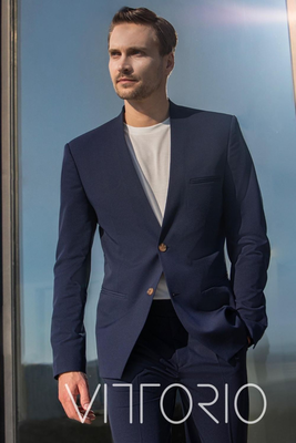 Vittorio jacket, Blue, medium