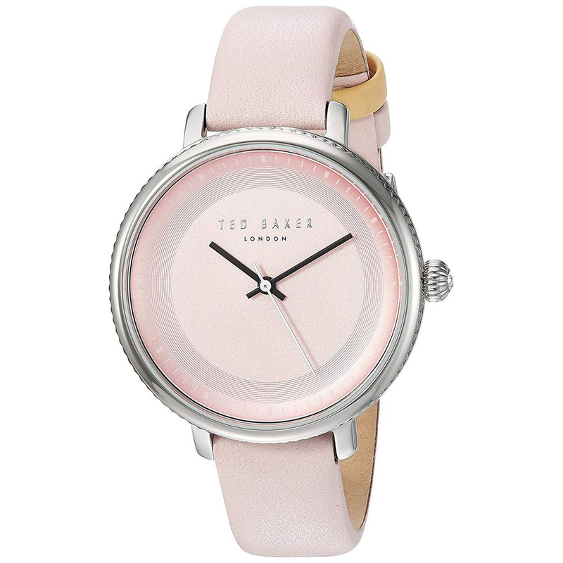 Multicolor leather dress watch-null