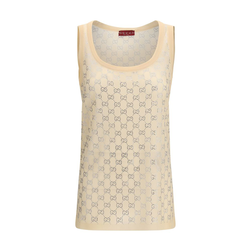 Multicolor silk tank tops-null