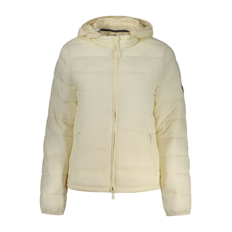 White polyester women's jacket-null