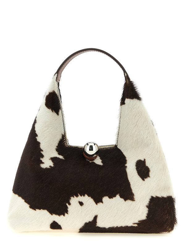 Brown calfskin handbag-null