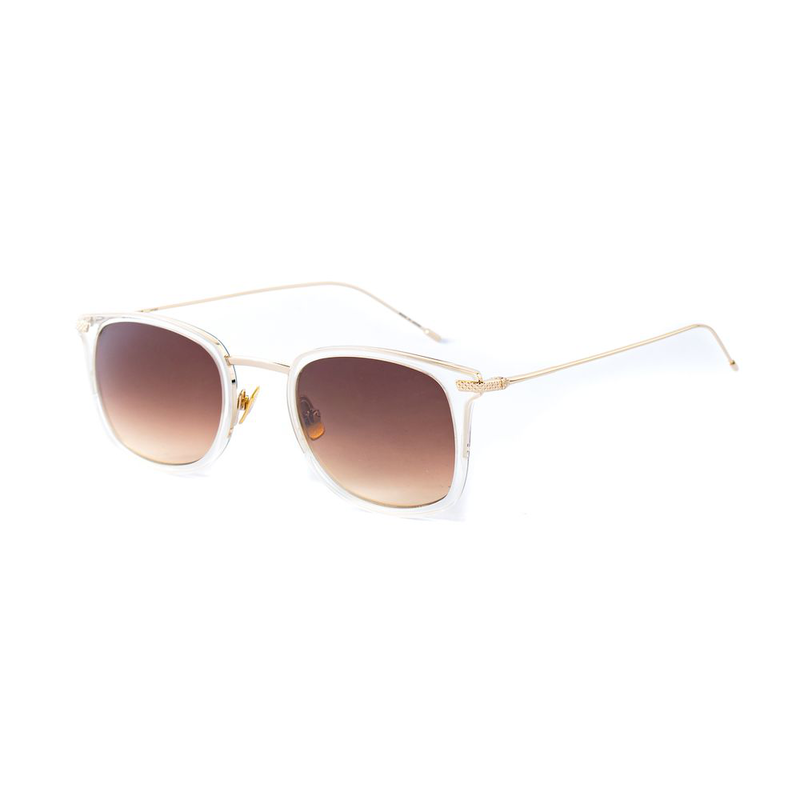 Gold titanium sunglasses-null