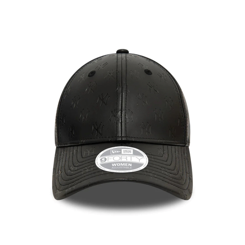 New era wmns pu monogram 9forty neyyan  blk-null