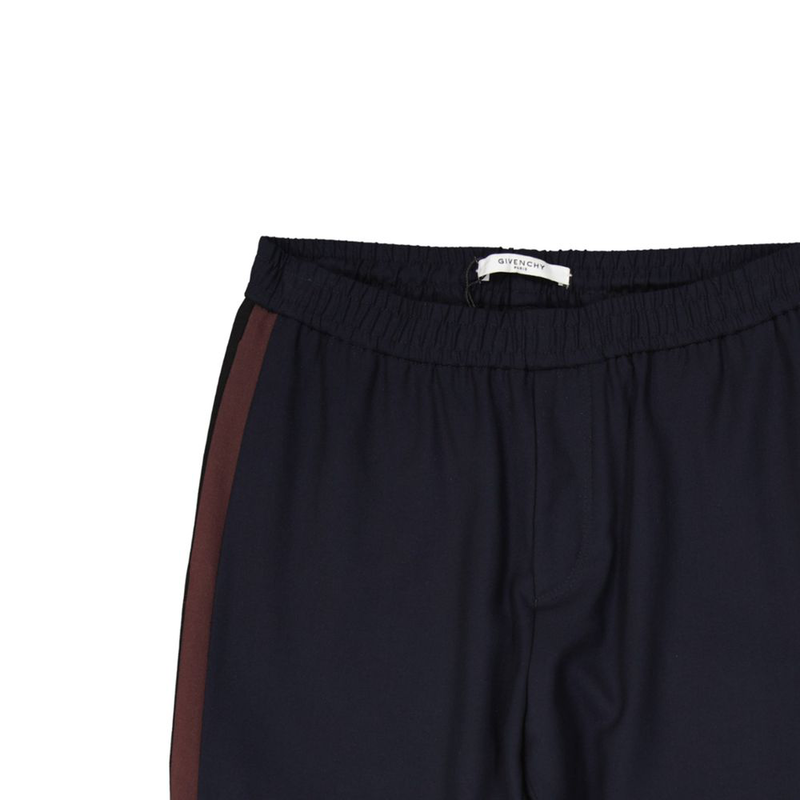 Blue wool pants-null