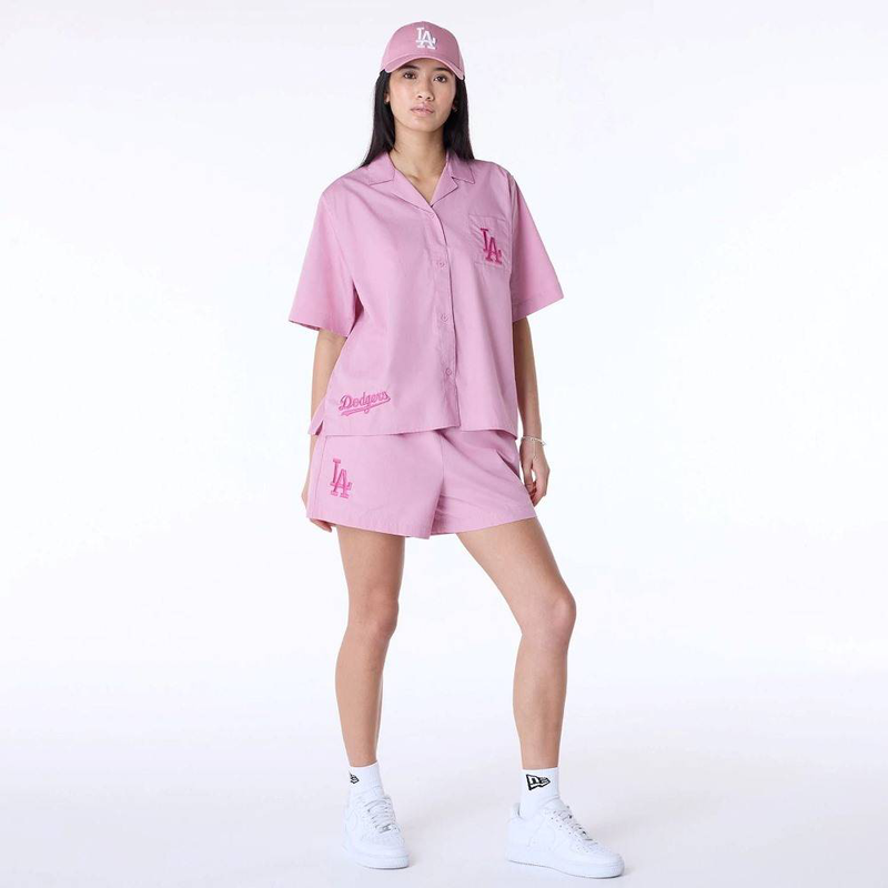 Women mlb script revere shirt los angeles dodgers-null
