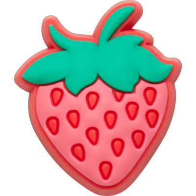 Crocs jibbitz strawberry fruit 10008182, Pink/green, medium