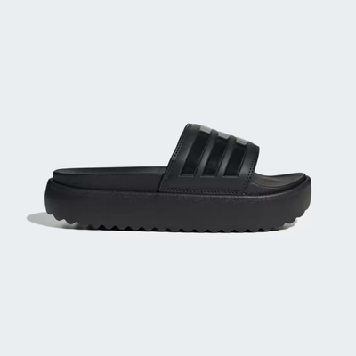 Adidas adilette platform w, Black, medium