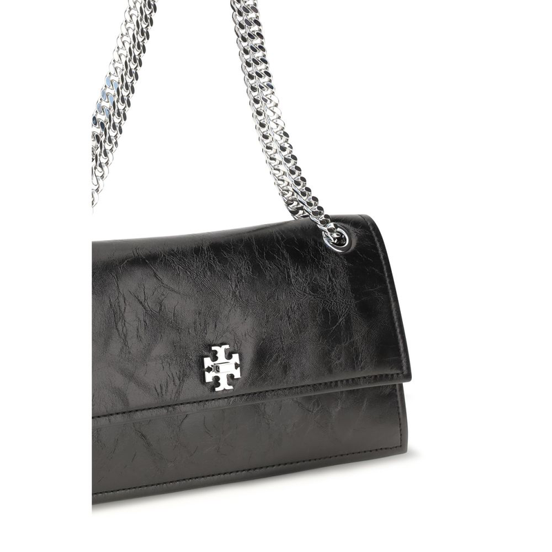 Black suede leather shoulder bag-null