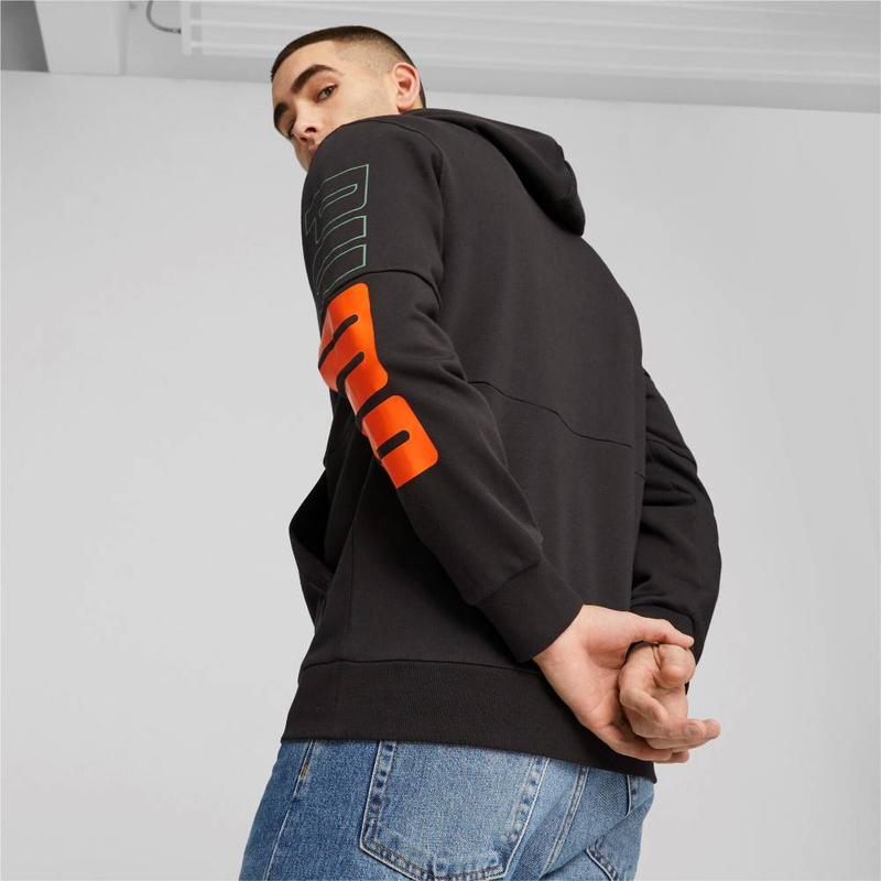 Power colorblock fleece hoodie image number null